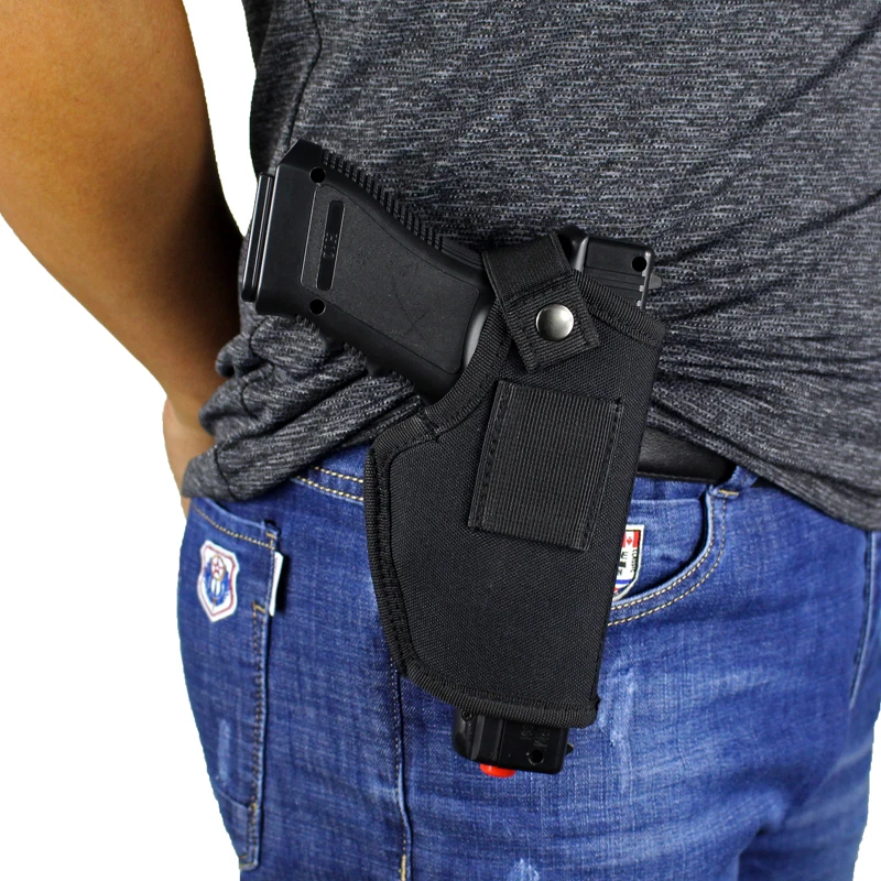 Hunting Concealed Belt Holster Tactical Pistol Bags Waistband IWB OWB