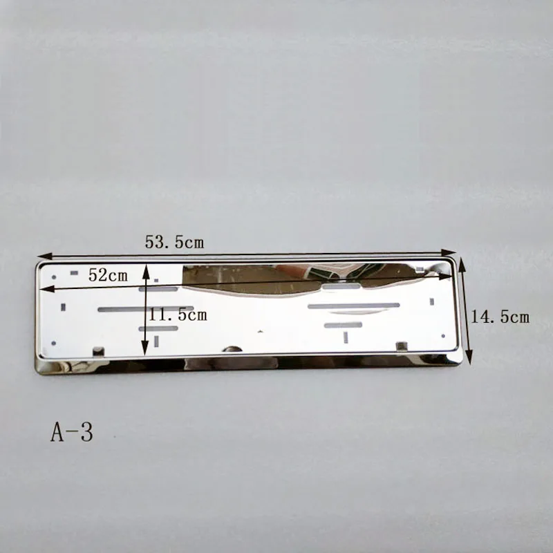 Для ЕС Автомобильный Номерной Знак Рамка металлический автомобильный держатель номерного знака Рамка для номерного знака авто Стайлинг Аксессуары 2 шт