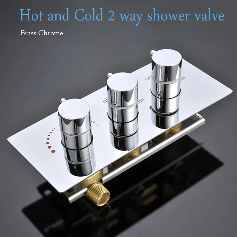 Shower Accessories 2 Function Shower Diverter Valve For Bathroom Brass