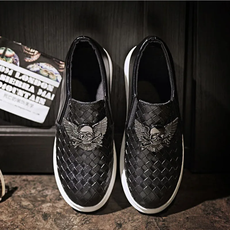 2016 New Fall Fashion Metal Rock Style font b Women b font Casual Shoes a Pedal