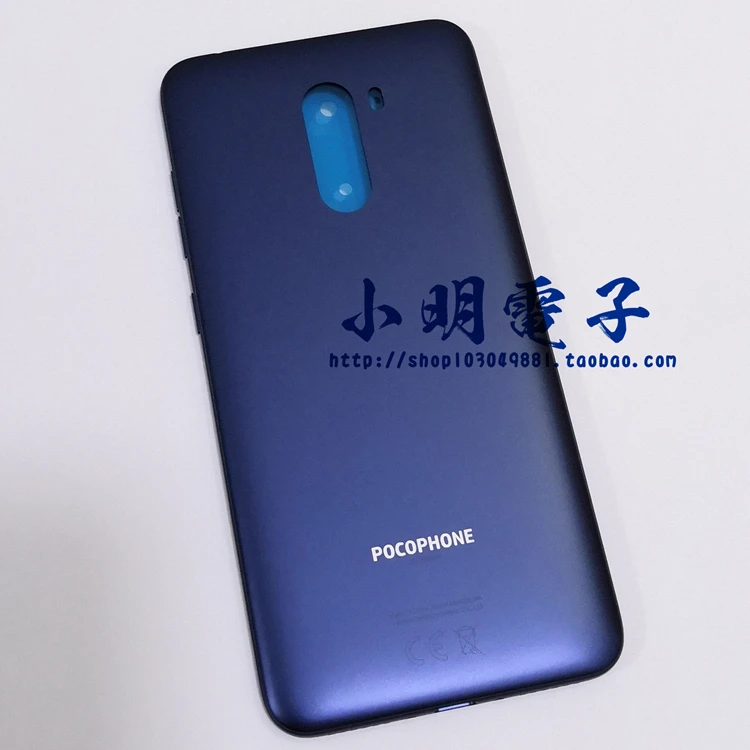 Xiaomi Pocophone F1 задний корпус батареи Poco F1 Задняя крышка батареи+ стекло камеры+ ключ для боковой кнопки запасные части