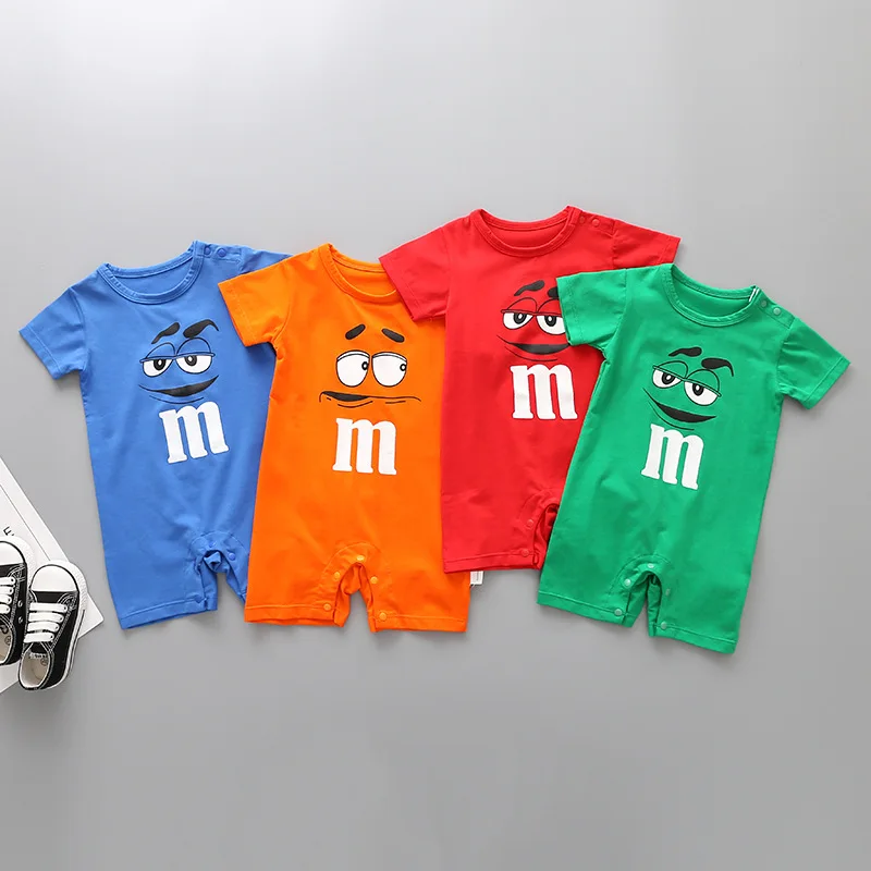 m&m baby romper