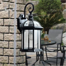 Водонепроницаемый Уличный настенный светильник Европейский Двор Настенный светильник сад лампа для загородного дома E27 наружное освещение