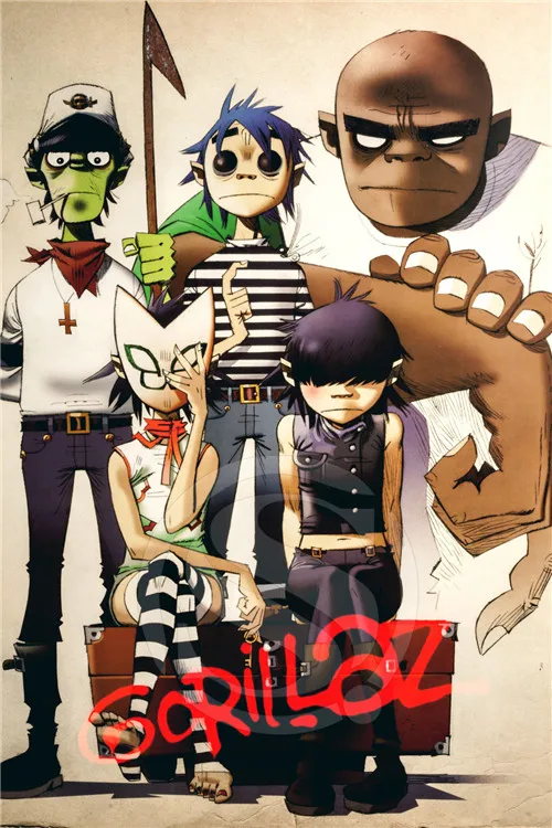 Пользовательские gorillaz & j домашний декор модные современные шторы для спальни