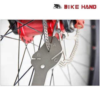 

BIKEHAND MTB Bike Disc Rotor Flattening Tool Bicycle Brake Disc Adjuster Bike Disk Tray Correction Tool Cycle Bike Repair Tools