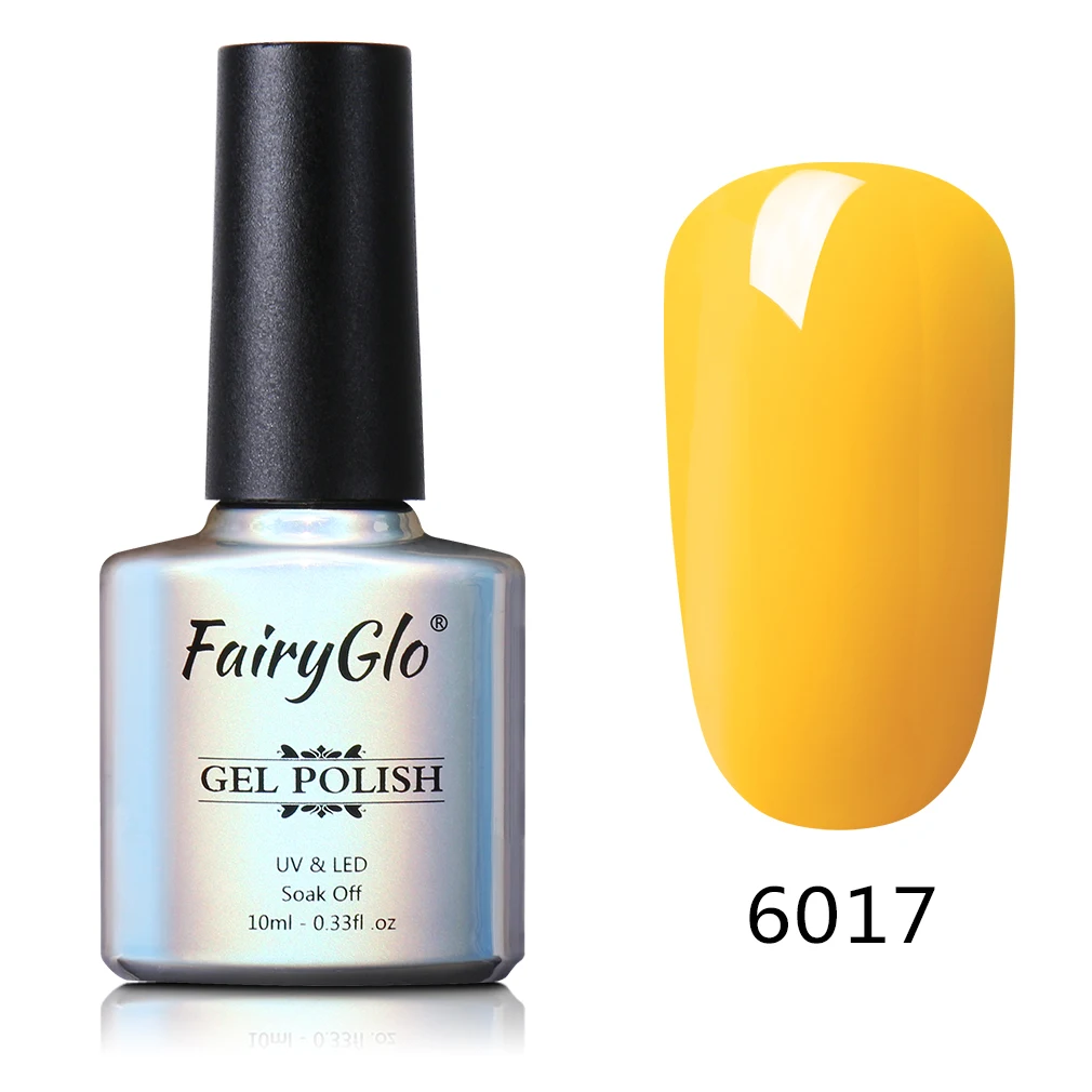 FairyGlo 10 мл 3 в 1 гель для ногтей длинный последний УФ-гель для ногтей один шаг Гибридный гель лак не нужно базовое верхнее покрытие лаковый гель - Цвет: 6017