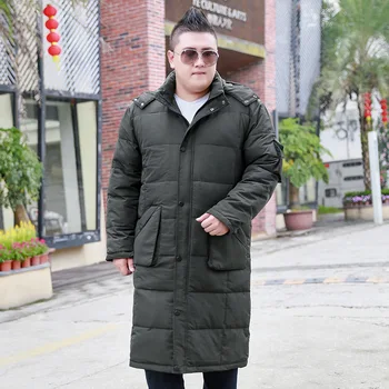 

Size XL-8XL 9XL 10XL Winter Jacket Men's Winter Brand Thicken Plus Long Leisure Kneeling Jacket Men's Coat Jacket For 175kg