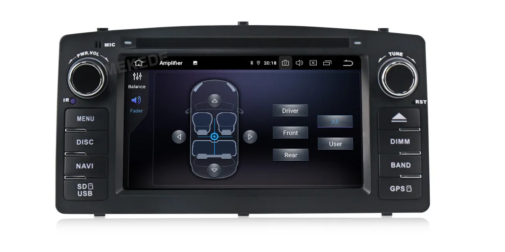 Best IPS DSP Android 9.0 4+64G car multimedia dvd player For Toyota Corolla E120 BYD F3 with GPS navigation radio stereo audio WIFI 43