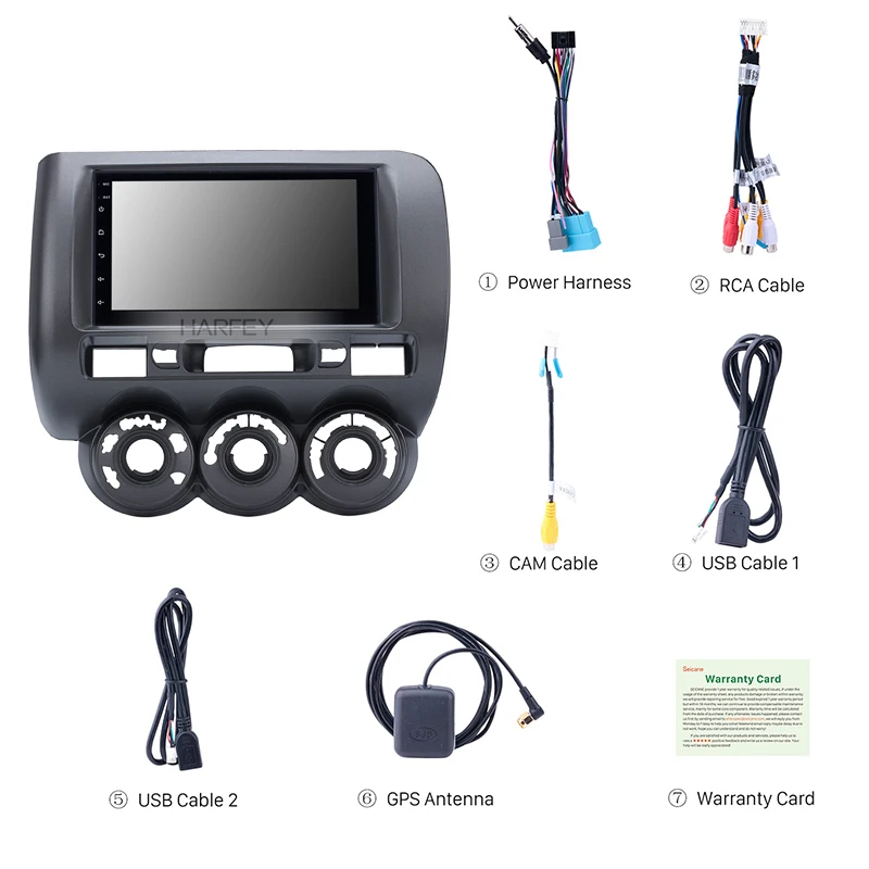 Perfect Harfey Car Media Player Autoradio for HONDA Jazz(Manual AC,RHD) 2002 2003-2008 Stereo HD 2DIN Android USB GPS Navi Mirror Link 1 Perfect Harfey Car Media Player Autoradio for HONDA Jazz(Manual AC,RHD) 2002 2003-2008 Stereo HD 2DIN Android USB GPS Navi Mirror Link 1