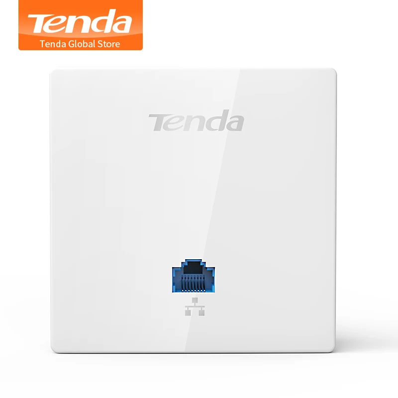 Tenda W6-S 300 Мбит/с беспроводной Wi-Fi точка доступа маршрутизатор WiFi ретранслятор расширитель, внутреннее настенное крепление Стандартный 86*86 мм дизайн панели