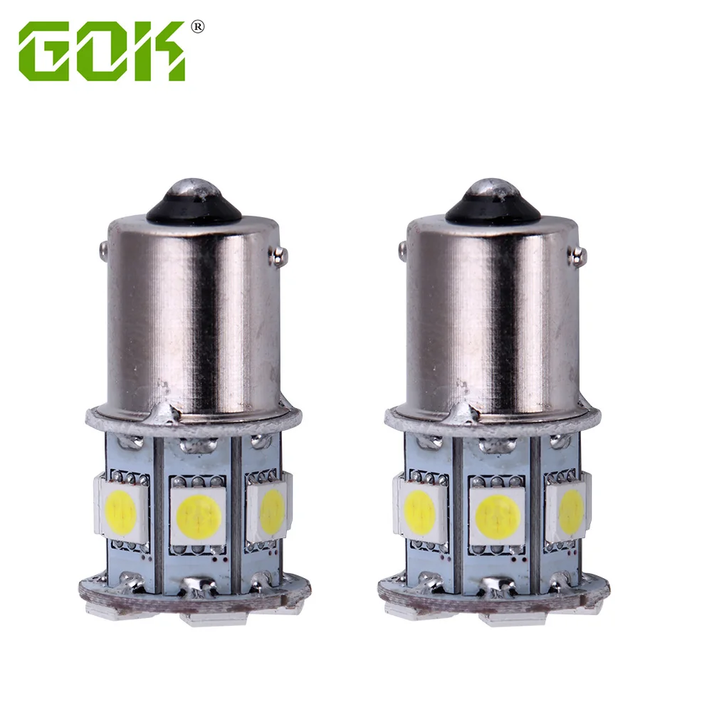 2 шт. Автомобильные светодиодные 1156 1157 1142 13smd 5050 LED BA15d Ba15s BAY15D задние сигналы стоп
