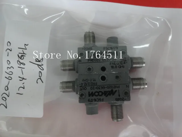 

[BELLA] M/A-COM 2020-6630-20 12.4-18GHz 20dB SMA supply coupler