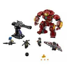 07102 420pcs Super Heroes Series The 76104 The Hulkbuster Smash-Up Set Building Blocks Bricks Toys For Kids Marvel