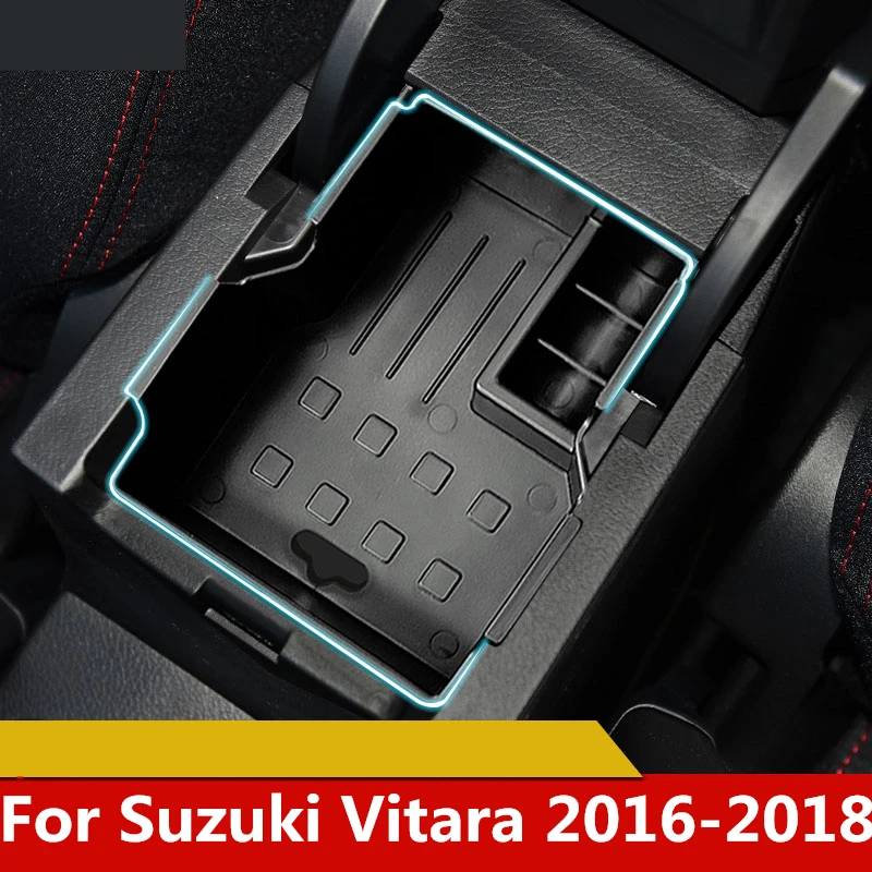Центральный автомобильный подлокотник для хранения Suzuki Vitara 2016 2018 коробка