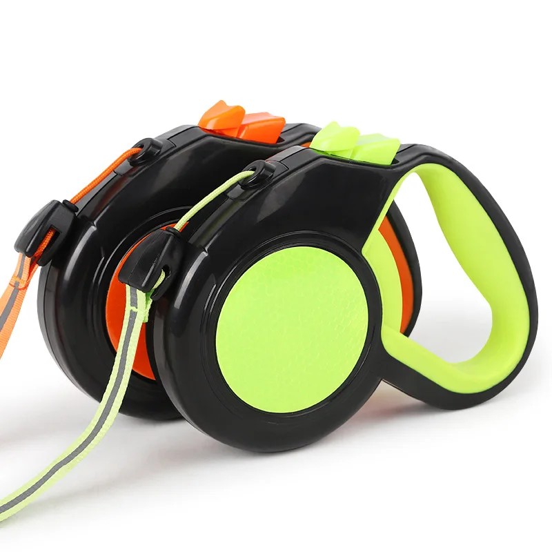 

New No Tangle Retractable Dog Leash 10ft 16ft 26ft Extra Long Reflective Retractable Pet Dog Leash for Walking All Breeds Dogs