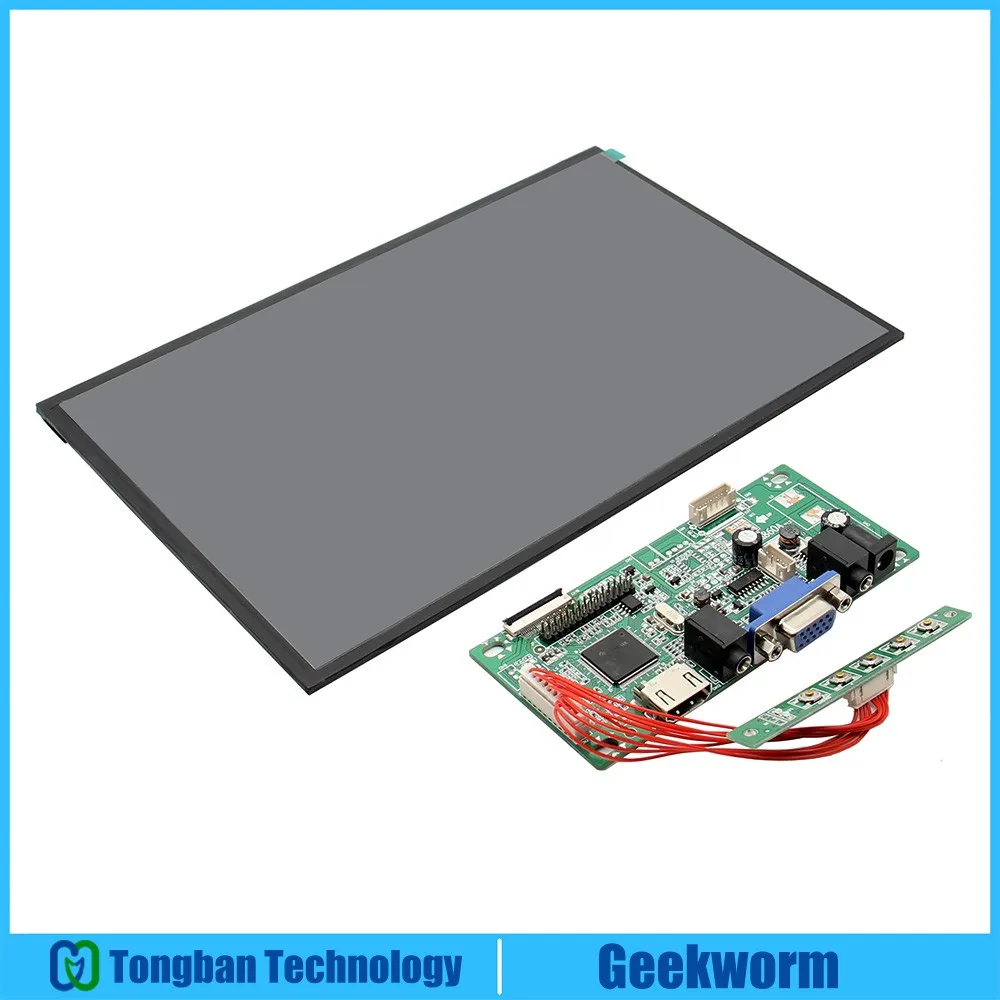 

10 Inch 10.1 Inch IPS LCD Screen Shield Monitor (1280 x 800) + Drive Board for Raspberry Pi 3 Model B Plus/ Pcduino / Cubieboard