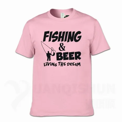 Футболка с надписью «Fishings» и надписью «Fishinger Beer Fish Live The Dream», футболка с надписью «Sporter Flying Fresh Fun Gift», футболки