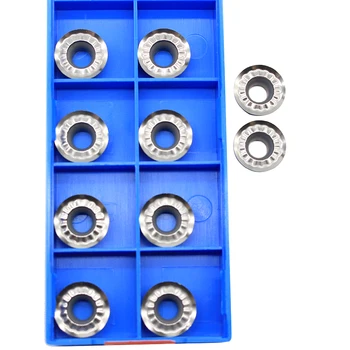 

RPGT1204 MO AK H01 Aluminum cutter blade Insert Cutting Tool turning tool CNC Tools AL +TIN Alloy wood face milling
