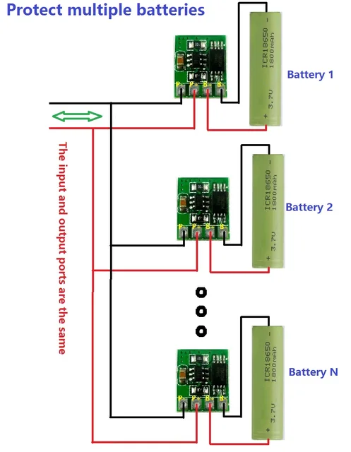 3 7v 4 2v 3a li ion lithium battery charger over charge discharge overcurrent protection