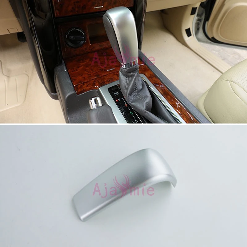 For Toyota Land Cruiser Prado FJ150 2010-2018 Gear Knob Cover Front Hand Shift Trim Panel Chrome Car Styling Accessories