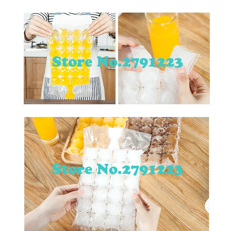 Упаковка из 10 самозапечатываемых одноразовый лед упаковок формочки для льда холодильник домашний ящик для льда