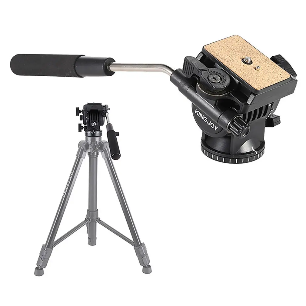 

Professional Video Tripod Fluid Head VT-1510 Camera Action Drag Pan Head for DSLR Camera Camcorder Shooting