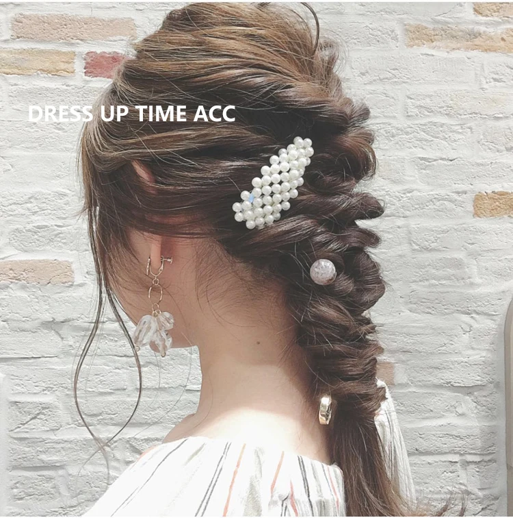AOMU Япония Корея винтажная хрустальная жемчужина ручной работы Металлические Заколки головные уборы для женщин шпильки заколки для волос Свадебные аксессуары для волос