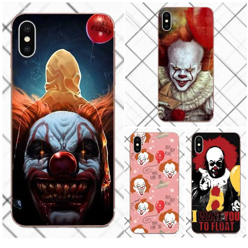 Tpwxnx мягкий чехол из искусственной кожи Paintin Pennywise Clown плавать его с рисунками