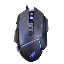 7 видов цветов LED 3200 точек/дюйм 6 Кнопка проводной макроопределение программирования игровая мышь мини мыши USB nano-приемник для портативных ПК desktop