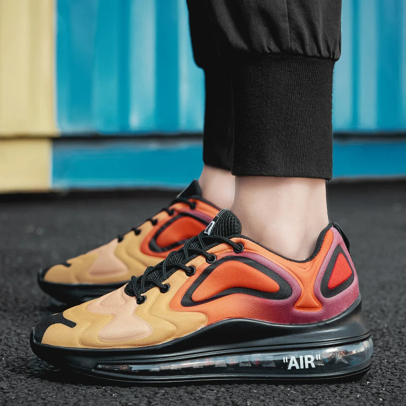 

YRRFUOT High Quality Big Size Men's Sneakers Men Shoes Outdoor Comfortable Soft Bottom Air Cushion Running Shoes Sports Shoes 47