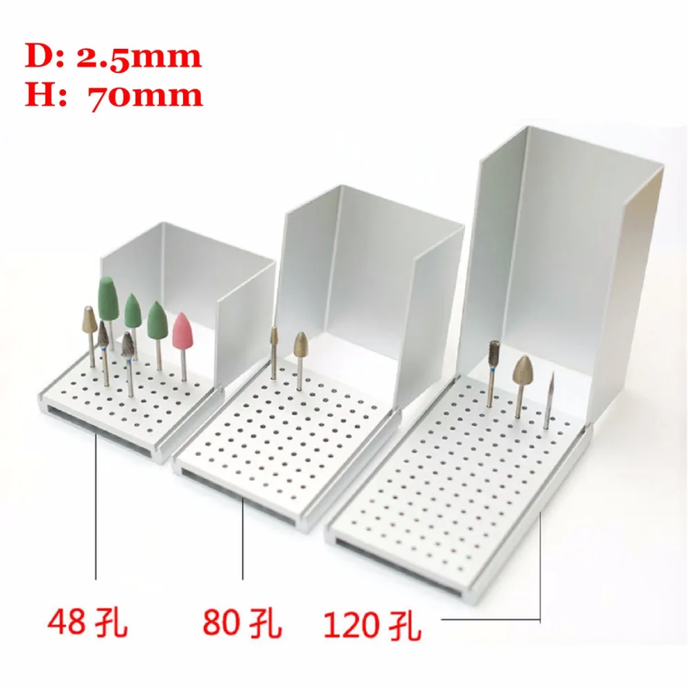 

1Pc Dental Autoclavable low Speed bur Burs Holder Block Silicone Rubber Grinding head holder