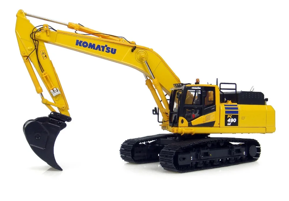 Original UH8090 Diecast Model Komatsu PC490LC-10 Hydraulic Excavator Construction Vehicle Toy for Decoration,Collection,Gift