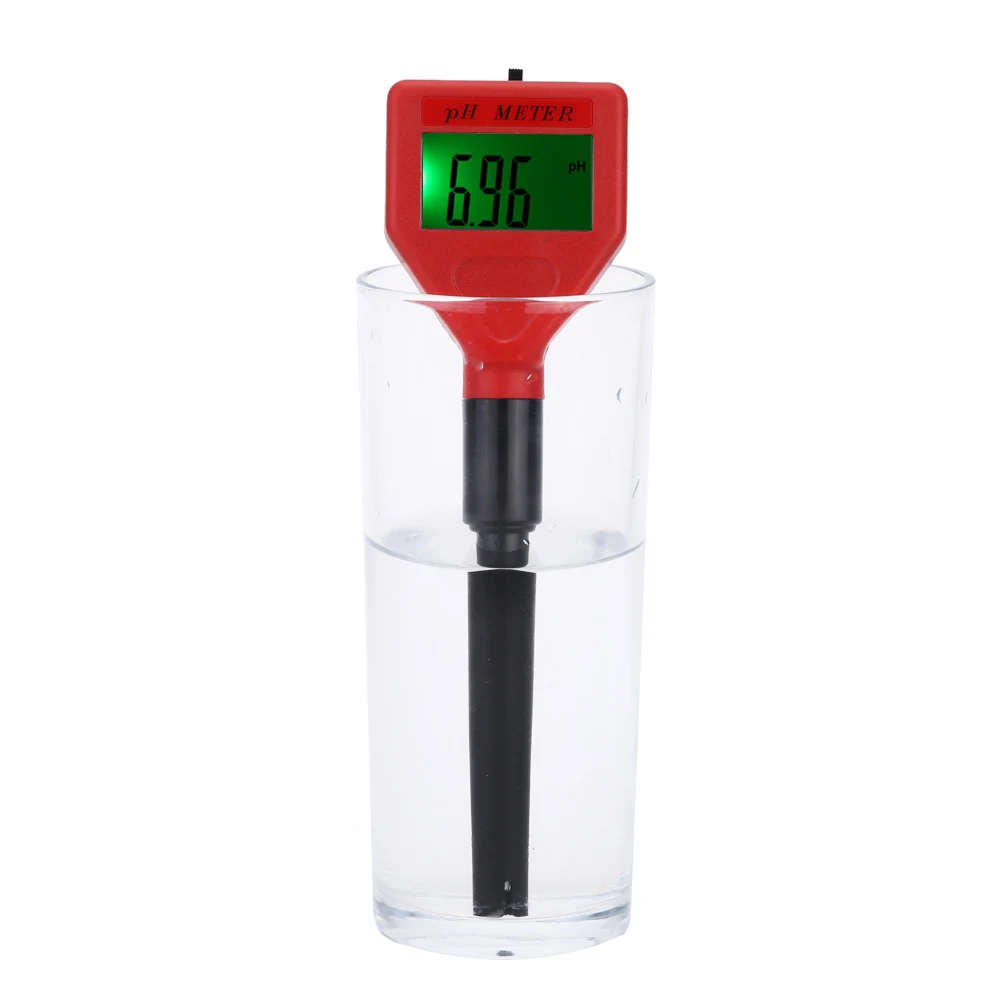 

pH Meter Mini Pen Type Acidimeter with LCD Backlit Display Industry and Experiment Analyzer for Drinking Water