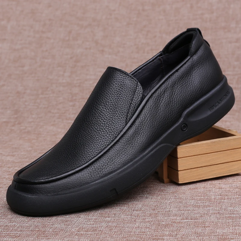 men comfortable leisure durable casual leather shoes