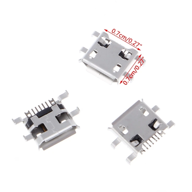 10 шт. гнездовой разъем Micro USB Type B 5Pin 0 72 мм для зарядки телефонов и