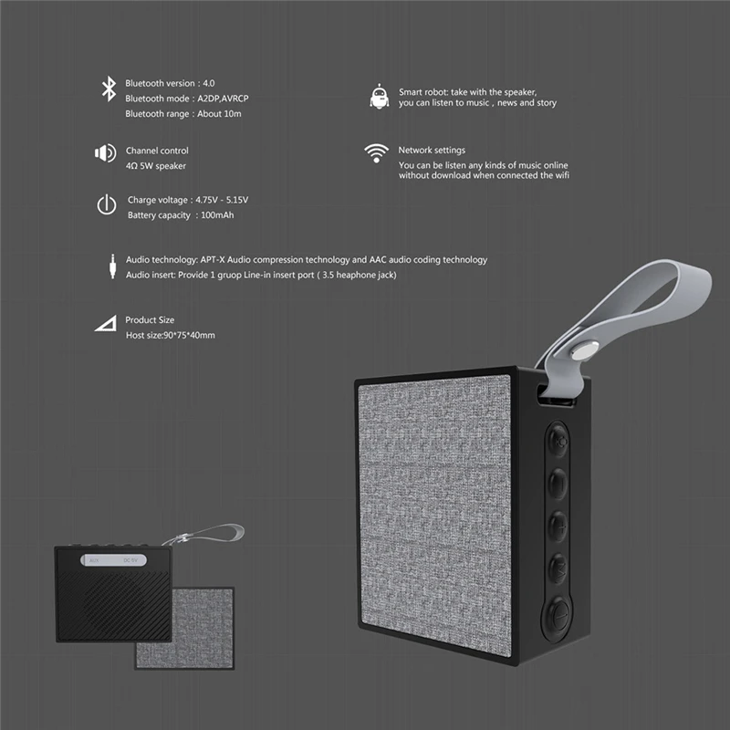 HIPERDEAL Bluetooth Speaker 2019 New X9S WiFi