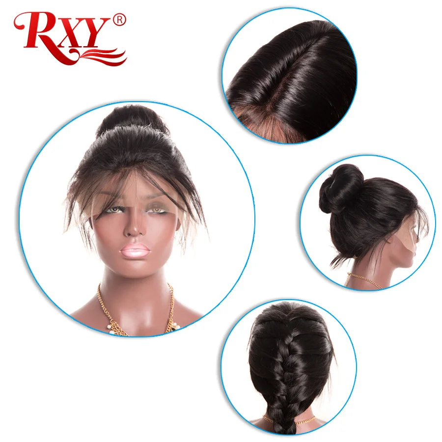 RXY Lace Front Human Hair Wigs For Black Women Pre Plucked Full Lace Human Hair Wigs With Baby Hair Brazilian Body Wave Non Remy (3)