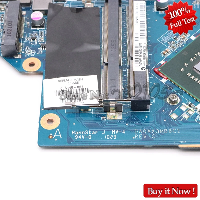 NOKOTION для HP G42 G62 CQ42 CQ62 материнская плата ноутбука 605140 001 PGA478 чипсет GL40 DDR3 Бесплатный