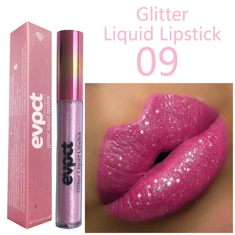 Матовый жидкий блеск для губ Lipsick Maquiagem Professional Completa стойкий водостойкий косметический Жидкая Косметика для макияжа Блеск для губ - Цвет: 09