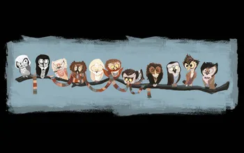 

Home decoration Doctor Who owl animals scarf clothing Silk Fabric Poster Print XY023