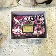 Роскошные брендовые сумки через плечо с рисунком сумочки для граффити, женские сумки, дизайнерские сумки, модные женские сумки-мессенджеры из натуральной кожи