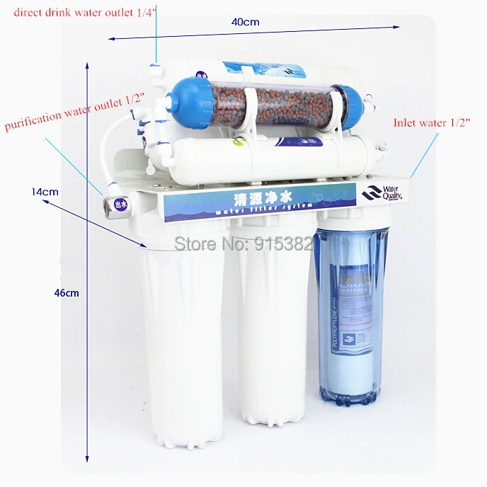 Faucet Water Filter,Water Purifier 7 Stage Water Filtration System For Kitchen 