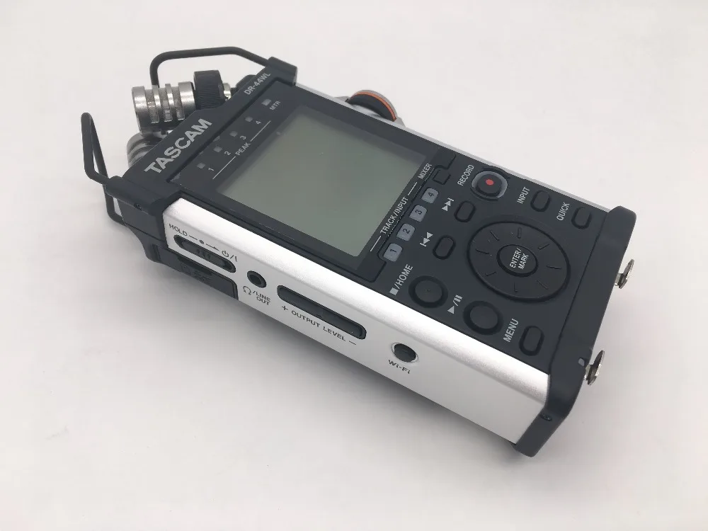 TASCAM DR-44WL портативный ручной диктофон записывающая ручка четырехтрековый рекордер со стереофоническими микросхемами, XLR микрофонными входами и Wi-Fi