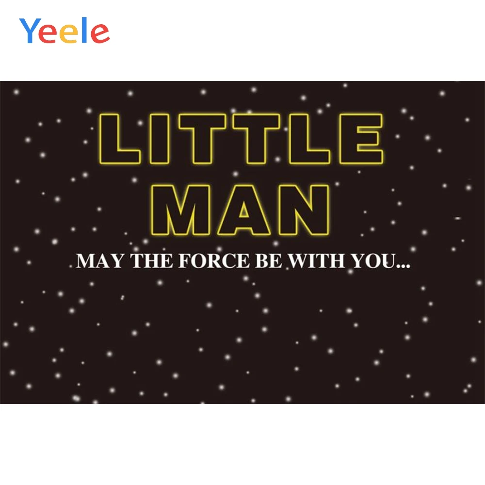 

Yeele Baby Birthday Little Man Pray Words Glitter Star Photo Backgrounds Customized Photography Backdrops For Photo Studio