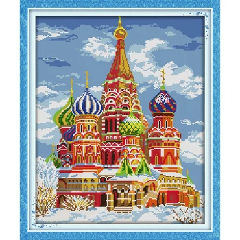 

The Arab palace Top counted cross stitch kit 11CT&14CT needlework wall hanging embroidery DIY home decoration landscape religion