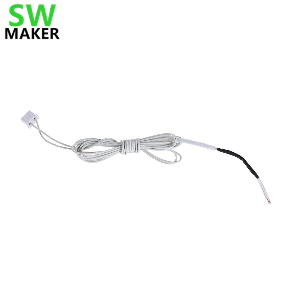

1pcs NTC 3950 100KThermistor Sensor with 1m Cable for RepRap i3 Anet Ender 3D Printer parts