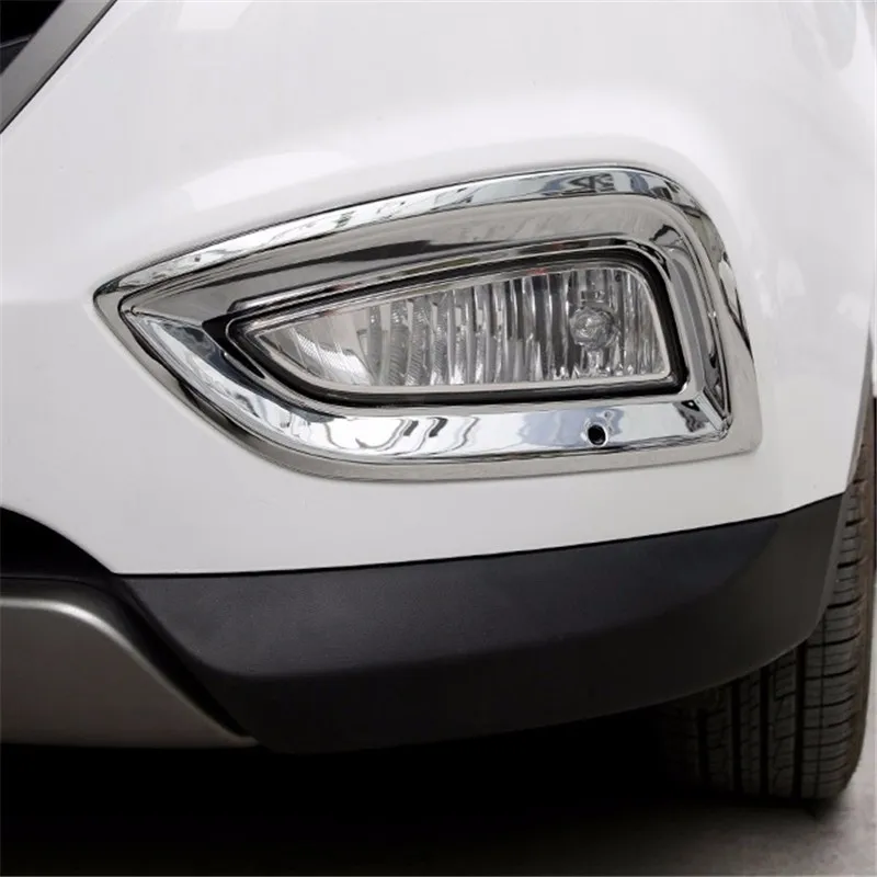 car chromium styling fog lamp modification decoration refit exterior parts sequins bright modified FOR Hyundai IX35 car chromium styling fog lamp modification decoration refit exterior parts sequins bright modified FOR Hyundai IX35