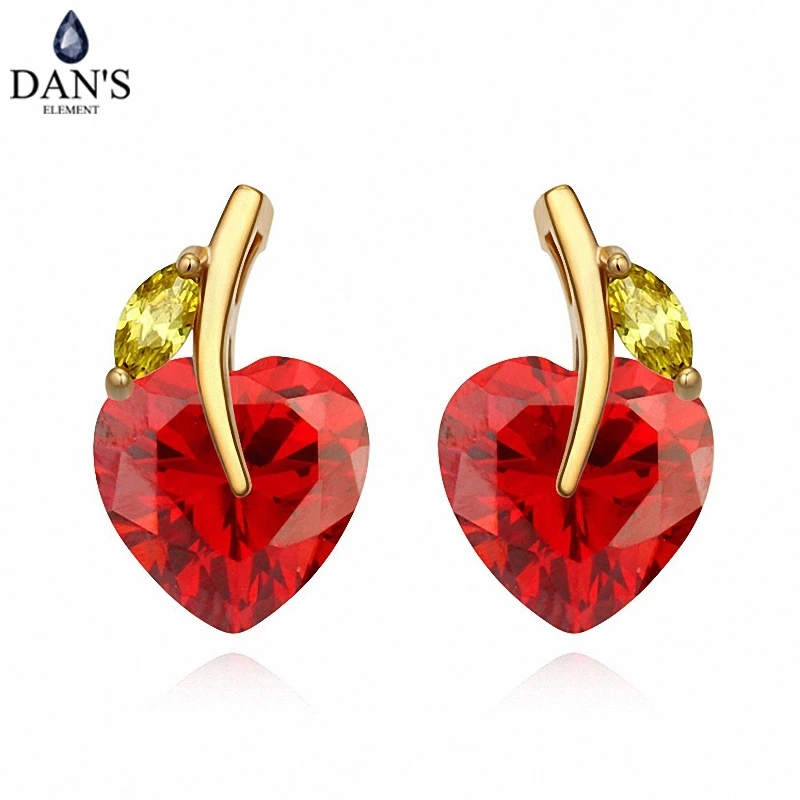 DAN'S ELEMENT новые продажи AAA цирконий микро вставки цвета шампанского золото
