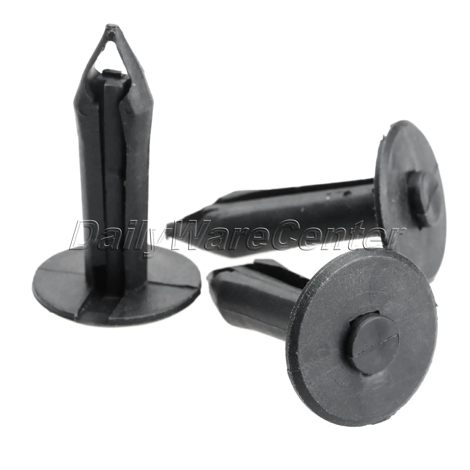 50Pc Auto Nylon Fastener Fit 11mm Hole Car Bumper Fascia Retainer Push