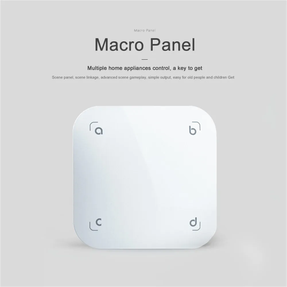 

Geeklink Smart Home Wifi Switch 4 Gang Scene Panel Wireless Light Switch Android IOS Feedback Touch Alert Alarming